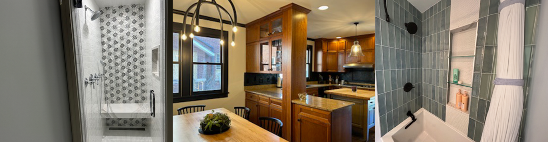 kitchen with new countertop and window in Hinsdale