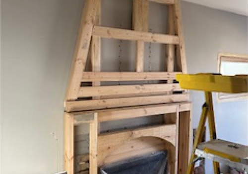 custom cabinetry in Park Ridge with wooden flooring and wall paneling