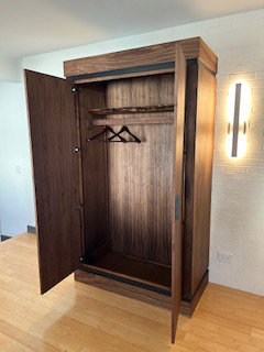 custom wooden shelving by Plumb Tree Builders